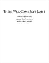 There Will Come Soft Rains SATB choral sheet music cover